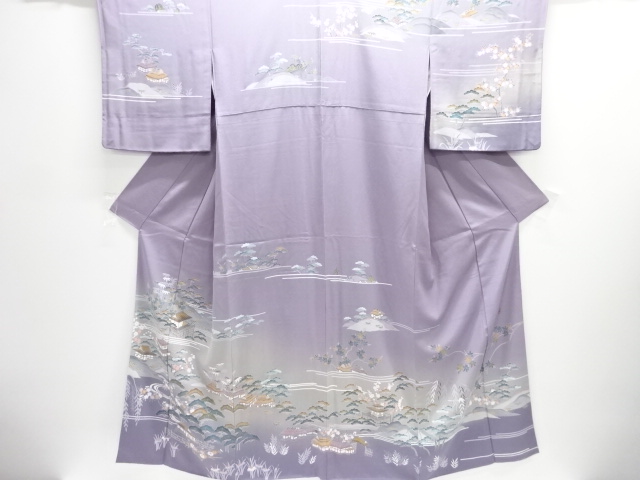 JAPANESE KIMONO / HOMONGI / YUZEN / SHOCHIKUBAI / ARTIST WORK
